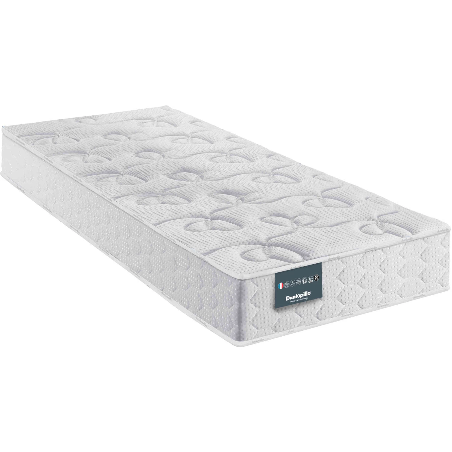 Matelas Dunlopillo 100% Latex Ferme 7 Zones 20cm DAHLIA 4 Matelas Dunlopillo 100% Latex Ferme 7 Zones 20cm DAHLIA – Image 2