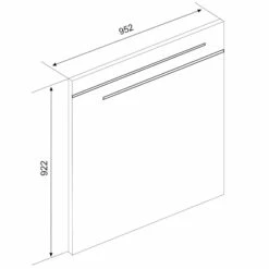 Tête De Lit 90 Cm En Bois - TL9062 13 Tête De Lit 90 Cm En Bois - TL9062 -Doublures De Lit Soldes 2024 1023 mesures