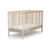 Lit Bébé à Barreaux En Bois Hêtre Brut -Doublures De Lit Soldes 2024 13050410 fond blanc