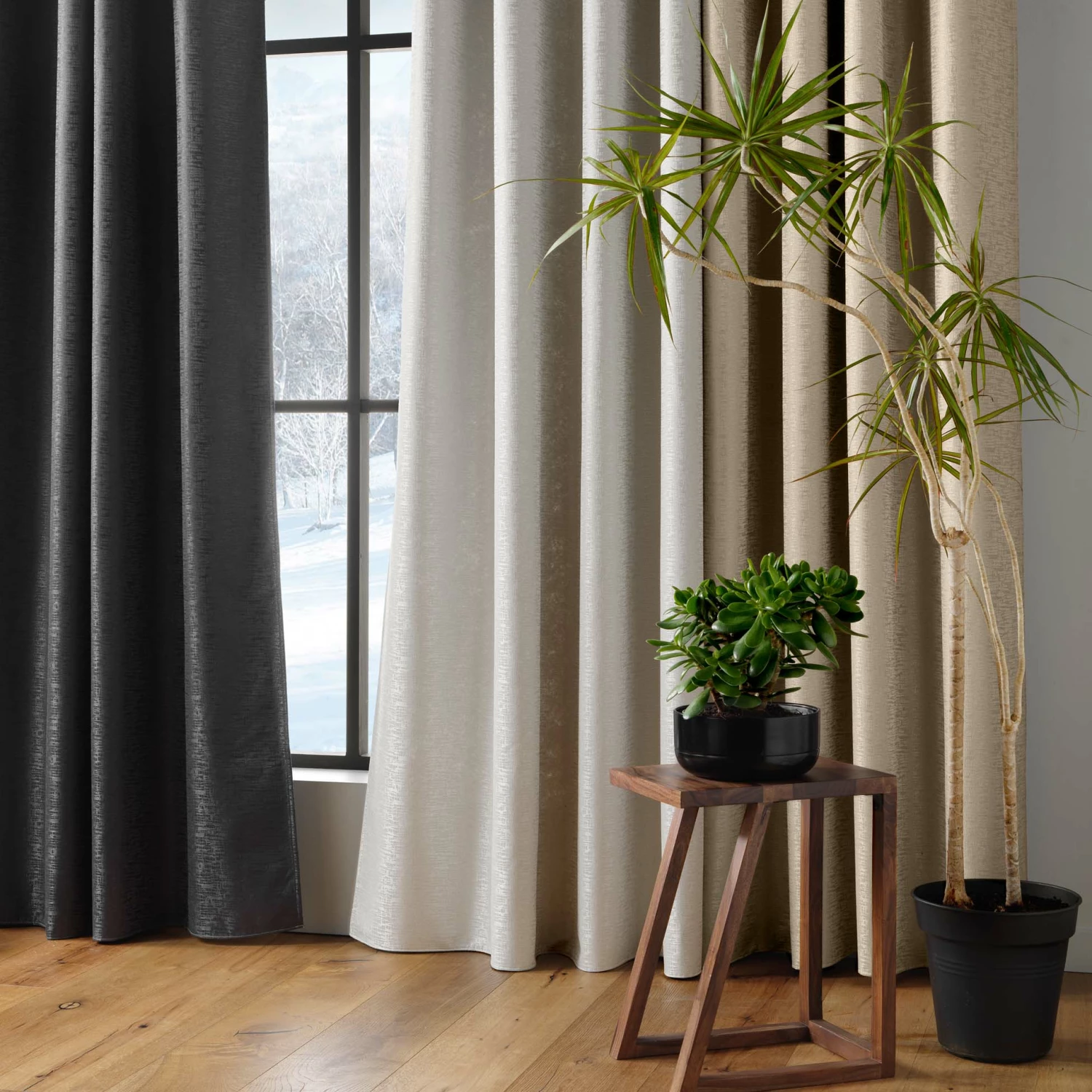 Rideau à œillets Isolant Jacquard 140x260 3 Rideau à œillets Isolant Jacquard 140x260