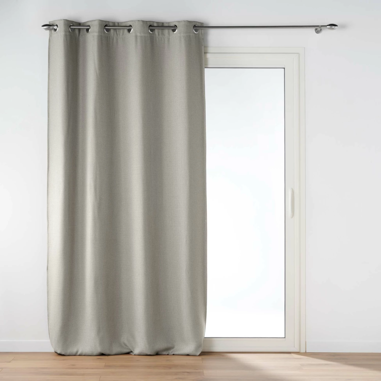 Rideau à Oeillets Occultant Jacquard 135x240 5 Rideau à Oeillets Occultant Jacquard 135x240 – Image 3