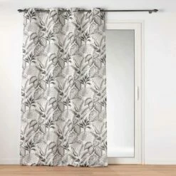 Rideau à œillets Polyester Feuillage