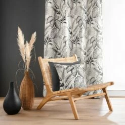 Rideau à œillets Polyester Feuillage 8 Rideau à œillets Polyester Feuillage -Doublures De Lit Soldes 2024 1611993.pt2