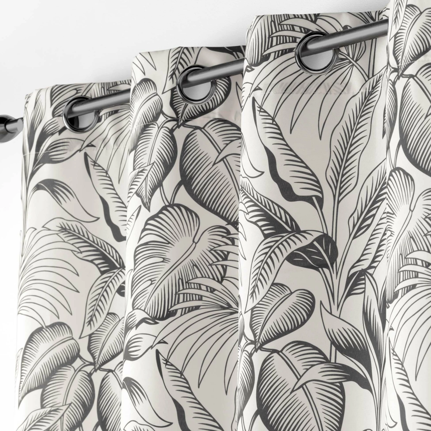 Rideau à œillets Polyester Feuillage 6 Rideau à œillets Polyester Feuillage – Image 4