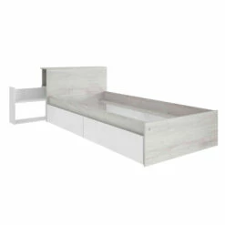 Lit Enfant Tiroir 90x200 En Bois Grisé - LI9074 23 Lit Enfant Tiroir 90x200 En Bois Grisé - LI9074 -Doublures De Lit Soldes 2024 1773 fond blanc 1
