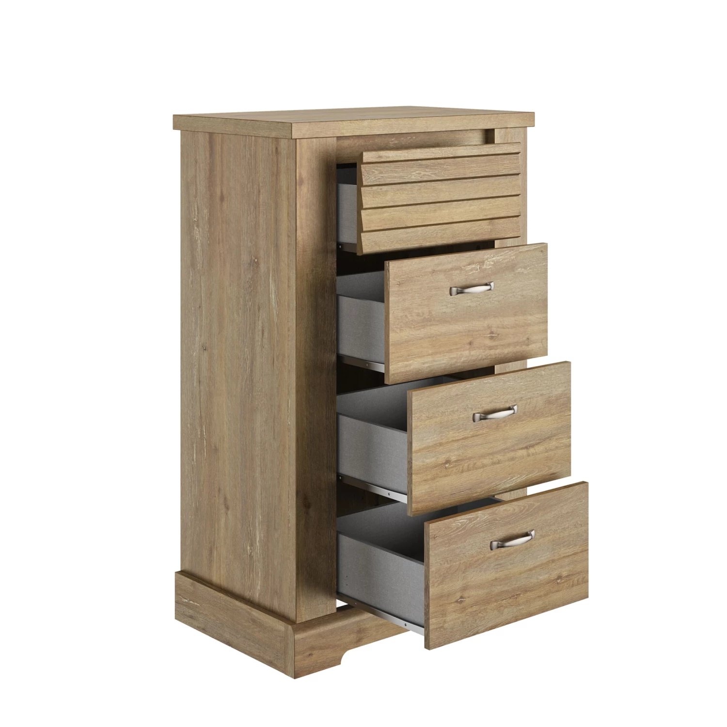 Lit Et Chiffonnier En Bois Clair - LT5080 9 Lit Et Chiffonnier En Bois Clair - LT5080 – Image 7