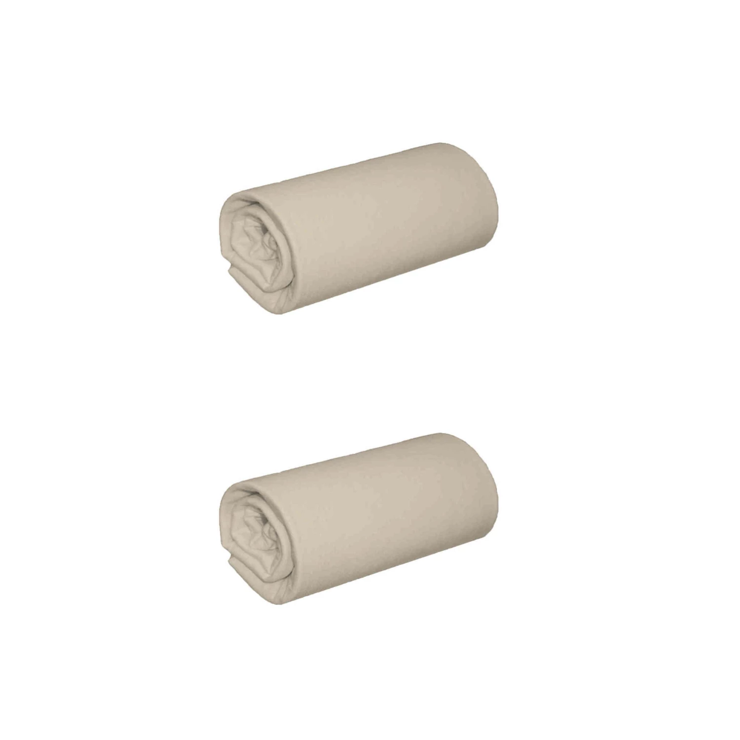 Lot De 2 Draps Housses Jersey Beige Bonnet 30 Cm 100% Coton Biologique 3 Lot De 2 Draps Housses Jersey Beige Bonnet 30 Cm 100% Coton Biologique