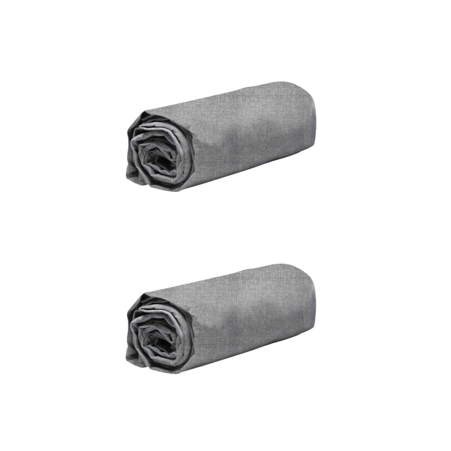 Lot De 2 Draps Housses Jersey Gris Chiné Bonnet 30 Cm 3 Lot De 2 Draps Housses Jersey Gris Chiné Bonnet 30 Cm