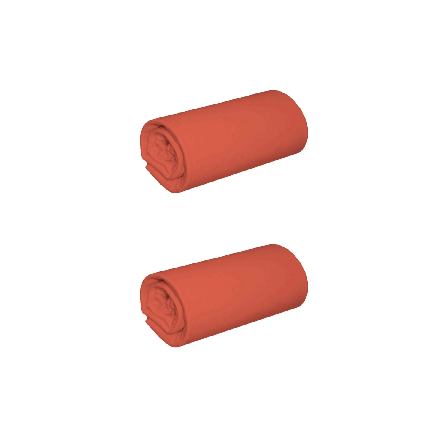 Lot De 2 Draps Housse Jersey Orange Terracotta Bonnet 40 Cm 3 Lot De 2 Draps Housse Jersey Orange Terracotta Bonnet 40 Cm