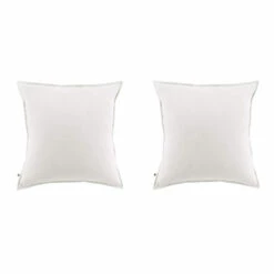 Lot De 2 Taies D'oreiller Flanelle Blanc