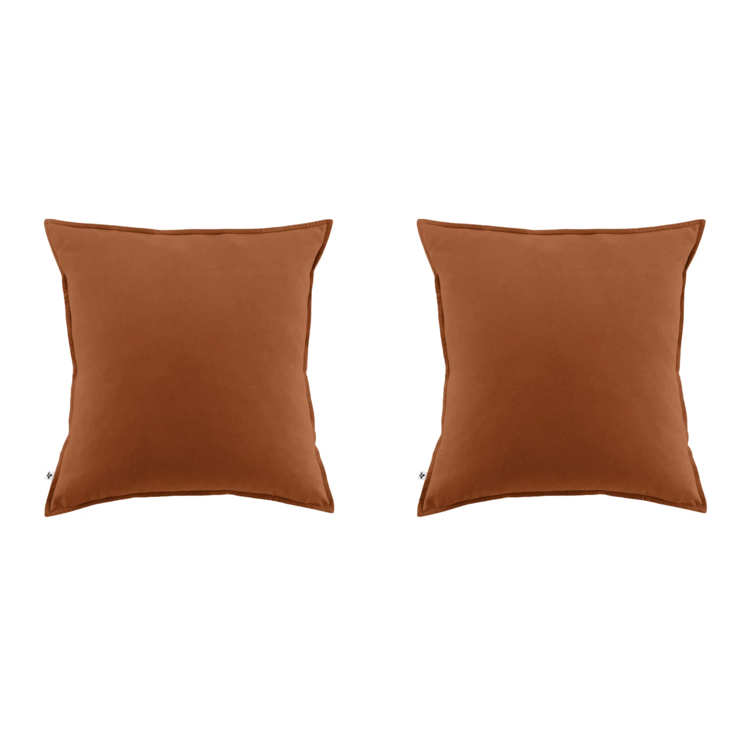 Lot De 2 Taies D'oreiller Flanelle Orange 3 Lot De 2 Taies D'oreiller Flanelle Orange
