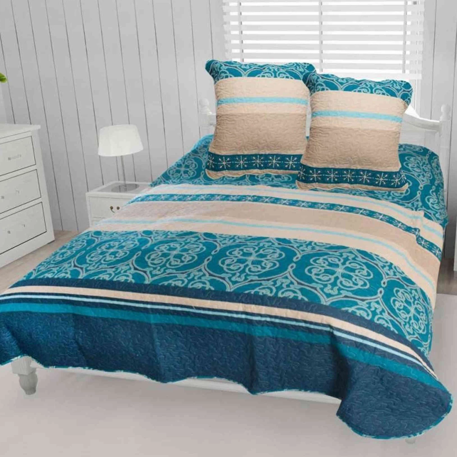 Couvre-lit Anna + 2 Taies D'oreillers 3 Couvre-lit Anna + 2 Taies D'oreillers