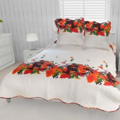 Couvre-lit Amélie + 2 Taies D'oreillers