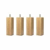 4 Pieds Carré Bois 15 Cm 2 4 Pieds Carré Bois 15 Cm -Doublures De Lit Soldes 2024 4 pieds carr s vernis naturel