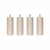 4 Pieds Cylindriques Bois Naturel Avec Veinage Frêne Blanchi 15 Cm 2 4 Pieds Cylindriques Bois Naturel Avec Veinage Frêne Blanchi 15 Cm -Doublures De Lit Soldes 2024 4 pieds cylindriques frene blanchi