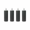 4 Pieds Cylindriques Gris Souris -Doublures De Lit Soldes 2024 4 pieds cylindriques gris souris