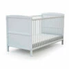 Lit Bébé évolutif En Bois Laqué Blanc 1 Lit Bébé évolutif En Bois Laqué Blanc -Doublures De Lit Soldes 2024 60098410 1 fond blanc