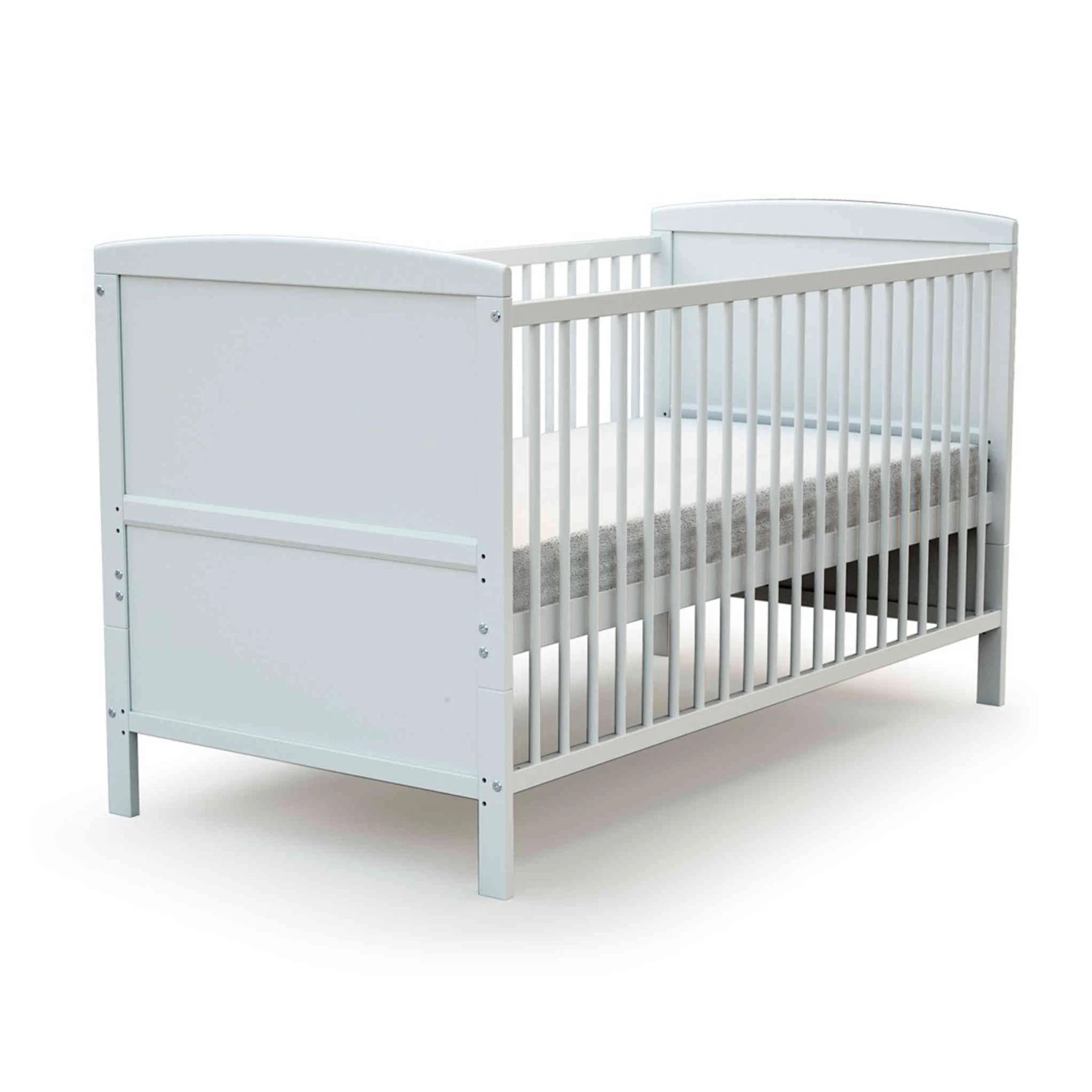 Lit Bébé évolutif En Bois Laqué Blanc 4 Lit Bébé évolutif En Bois Laqué Blanc – Image 2