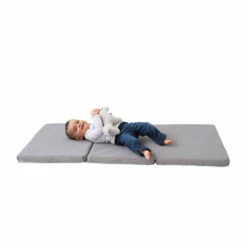 Candide Matelas De Voyage Bébé Pliant AIR+ 60x120 Cm -Doublures De Lit Soldes 2024 air pliant fond blanc 3