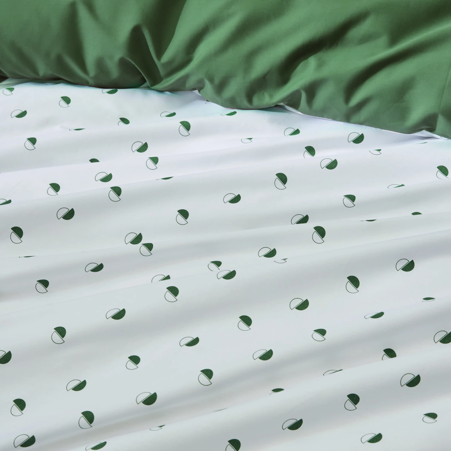 Parure De Lit Percale Alex Kaki - Tradilinge 5 Parure De Lit Percale Alex Kaki - Tradilinge – Image 3