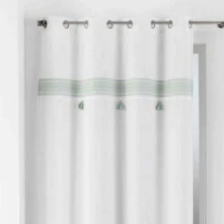 Rideau à œillets Amaya 140x240 Cm 13 Rideau à œillets Amaya 140x240 Cm -Doublures De Lit Soldes 2024 amaya menthe zoom