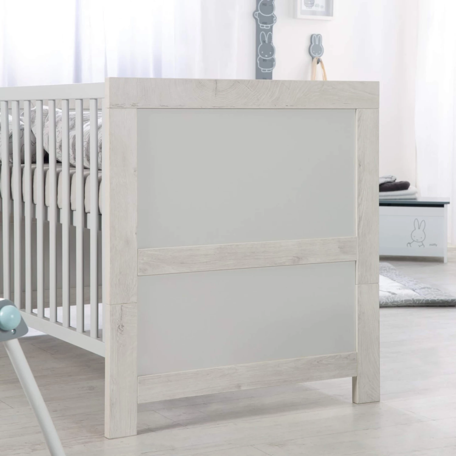 Roba Lit Bébé évolutif En Bois Et Réglable En Hauteur Mila 70x140 5 Roba Lit Bébé évolutif En Bois Et Réglable En Hauteur Mila 70x140 – Image 3