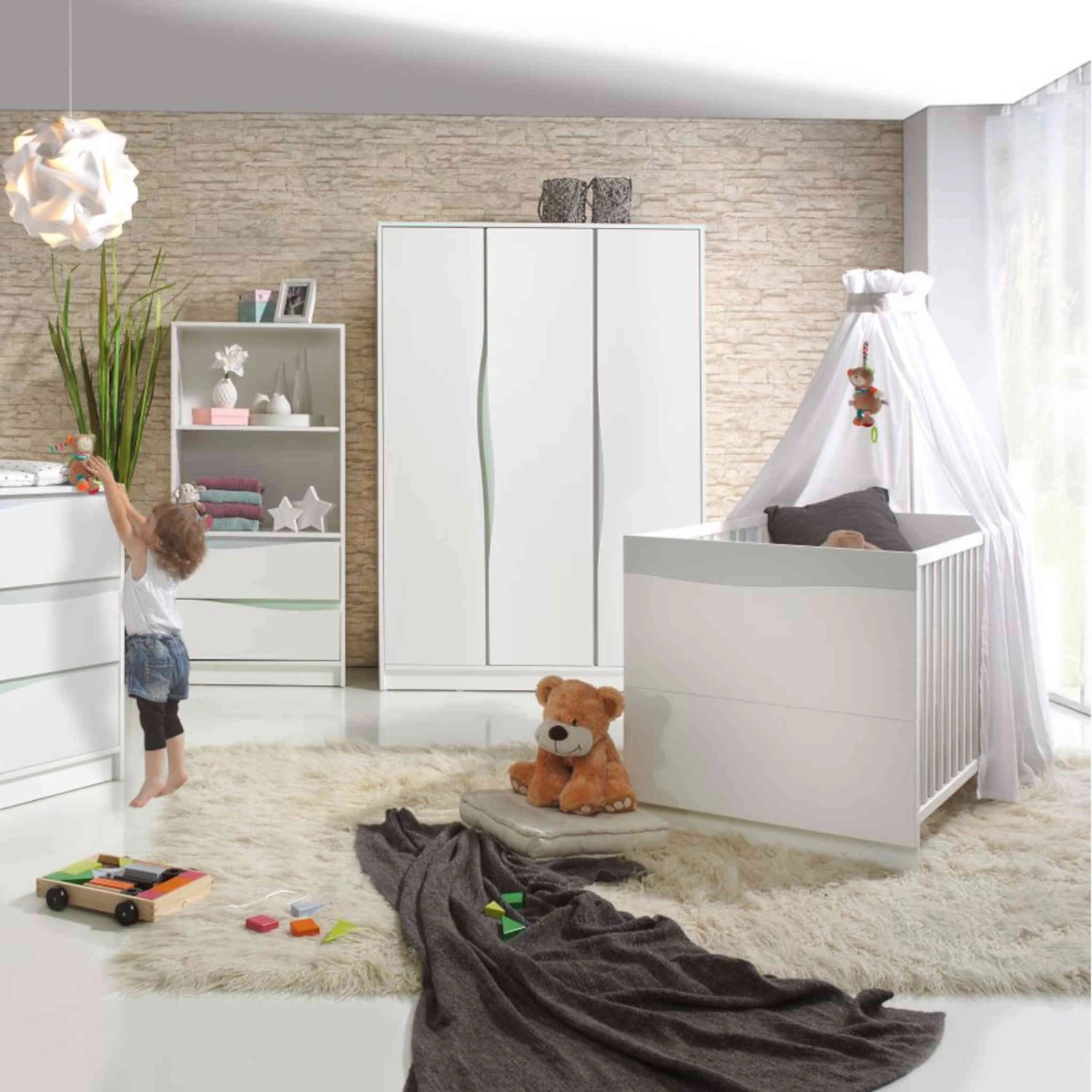 Lit Bébé évolutif En Bois Wave - 70x140 Cm - Geuther 6 Lit Bébé évolutif En Bois Wave - 70x140 Cm - Geuther – Image 4