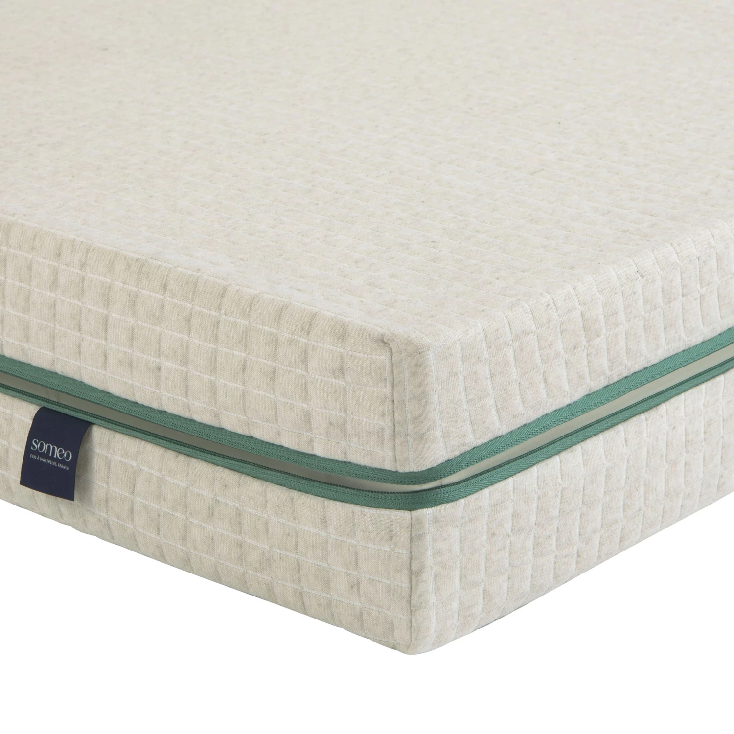 Housse Naturelle De Remplacement Pour Matelas Junior Aube 200 - SOMEO 3 Housse Naturelle De Remplacement Pour Matelas Junior Aube 200 - SOMEO