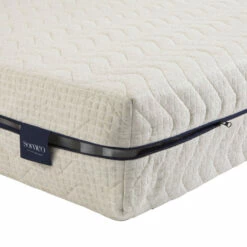 Ensemble Matelas Naturel Ressorts Et Latex Naturel, Sommier, Pieds, Couette Et Oreiller Aube 600 - SOMEO 26 Ensemble Matelas Naturel Ressorts Et Latex Naturel, Sommier, Pieds, Couette Et Oreiller Aube 600 - SOMEO -Doublures De Lit Soldes 2024 aube 600 zoom zip ouvert fond blanc 12