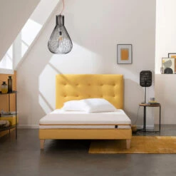 Ensemble Matelas Mousse, Sommier Et Pieds Aurore 200 - SOMEO 25 Ensemble Matelas Mousse, Sommier Et Pieds Aurore 200 - SOMEO -Doublures De Lit Soldes 2024 aurore 200 ambiance 1