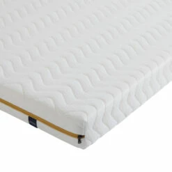 Ensemble Matelas Mousse, Sommier, Pieds, Couette Et Oreiller Aurore 200 - SOMEO 26 Ensemble Matelas Mousse, Sommier, Pieds, Couette Et Oreiller Aurore 200 - SOMEO -Doublures De Lit Soldes 2024 aurore 200 zoom lateral fond blanc 24
