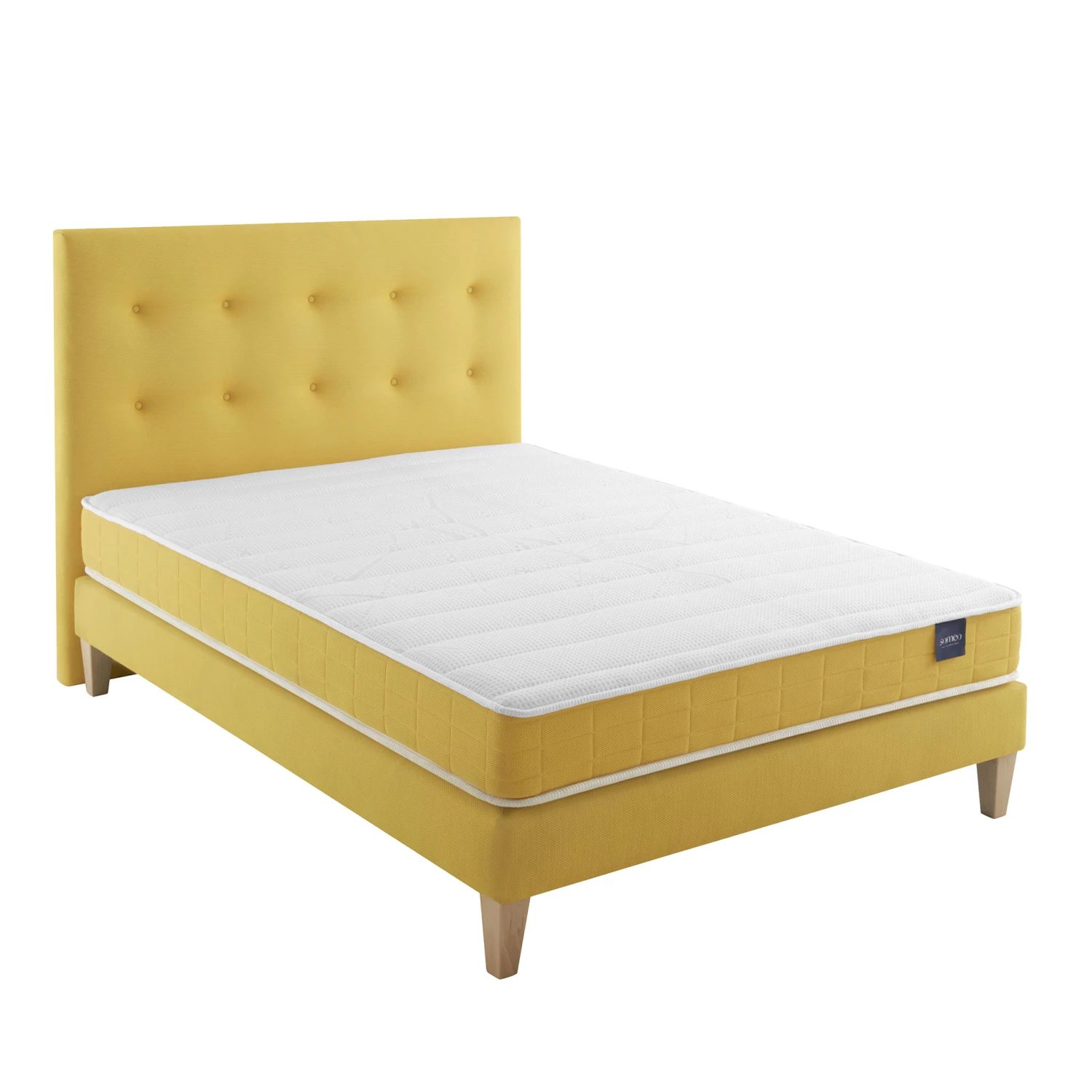 Ensemble Matelas Mousse, Sommier, Pieds Et Tête De Lit Aurore 400 - SOMEO 3 Ensemble Matelas Mousse, Sommier, Pieds Et Tête De Lit Aurore 400 - SOMEO