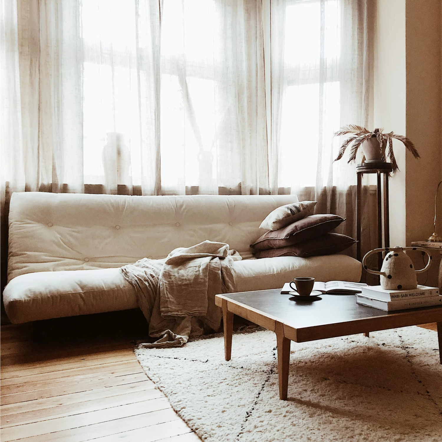 Banquette Ajustable FRESH En Pin Massif Blanc Avec Matelas Futon 140x200 8 Banquette Ajustable FRESH En Pin Massif Blanc Avec Matelas Futon 140x200 – Image 6