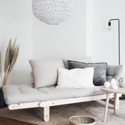 Banquette Ajustable BEAT En Pin Massif Naturel Matelas Inclus 75x200 -Doublures De Lit Soldes 2024 banquette beat ambiance 2.jpg