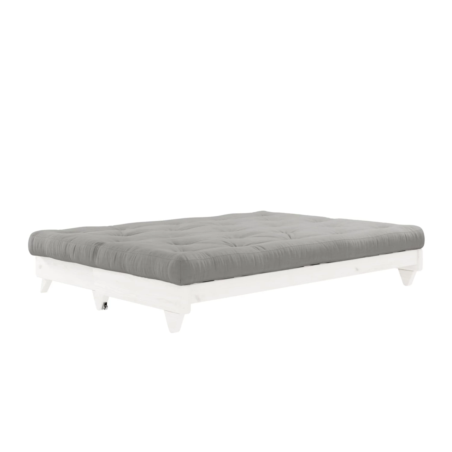 Banquette Ajustable FRESH En Pin Massif Blanc Avec Matelas Futon 140x200 5 Banquette Ajustable FRESH En Pin Massif Blanc Avec Matelas Futon 140x200 – Image 3