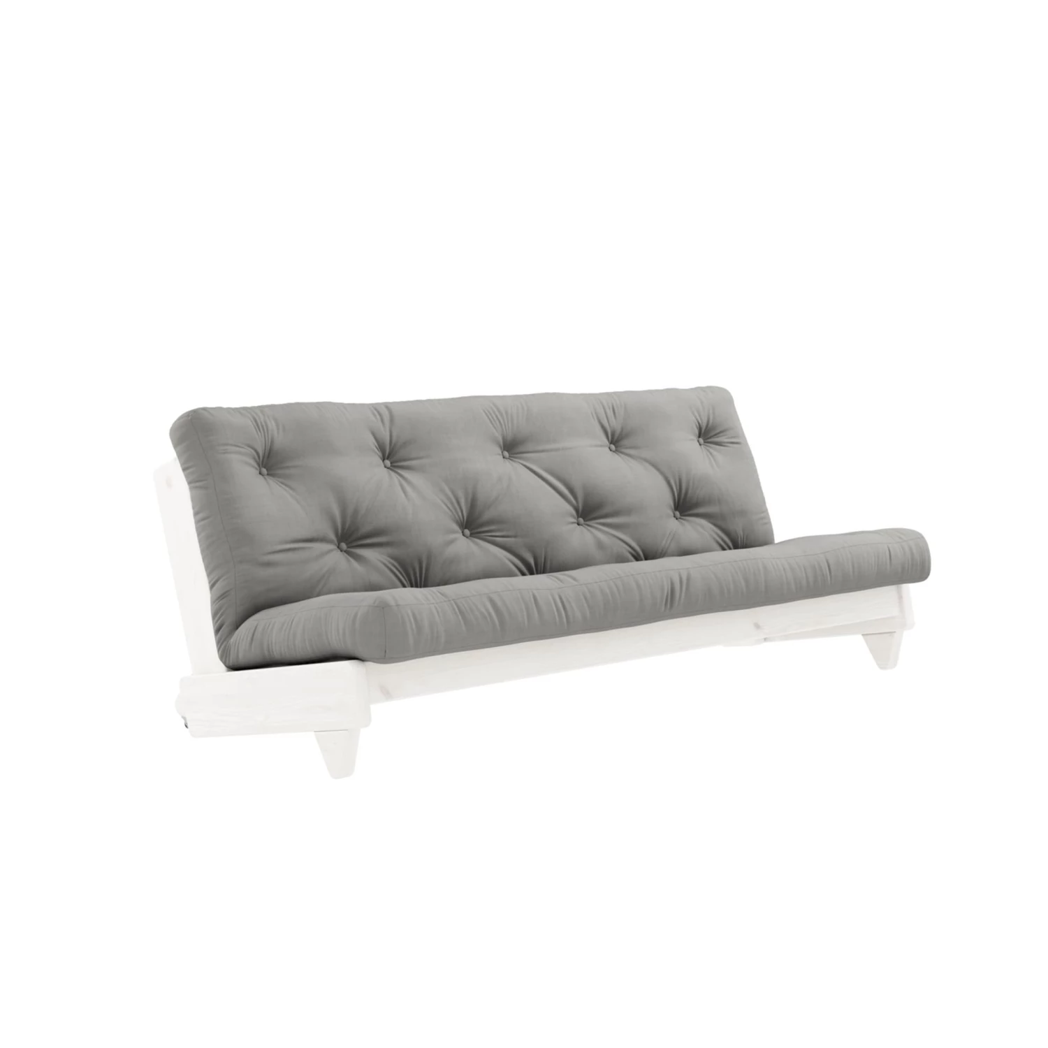 Banquette Ajustable FRESH En Pin Massif Blanc Avec Matelas Futon 140x200 6 Banquette Ajustable FRESH En Pin Massif Blanc Avec Matelas Futon 140x200 – Image 4