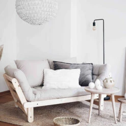 Banquette Ajustable BEAT En Pin Massif Blanc Matelas Inclus 75x200 12 Banquette Ajustable BEAT En Pin Massif Blanc Matelas Inclus 75x200 -Doublures De Lit Soldes 2024 beat ambiance 5