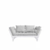 Banquette Ajustable BEAT En Pin Massif Blanc Matelas Inclus 75x200 1 Banquette Ajustable BEAT En Pin Massif Blanc Matelas Inclus 75x200 -Doublures De Lit Soldes 2024 beat blanc fond blanc 1