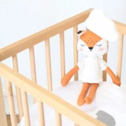 Berceau Bois Massif Verni Avec Roues Et Matelas 80x40 17 Berceau Bois Massif Verni Avec Roues Et Matelas 80x40 -Doublures De Lit Soldes 2024 berceau bois massif zoom 2