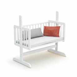 Berceau Cododo En Bois Réglable En Hauteur 40x80 12 Berceau Cododo En Bois Réglable En Hauteur 40x80 -Doublures De Lit Soldes 2024 berceau cocodo en bois ajustable en hauteur banc