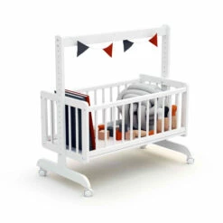 Berceau Cododo En Bois Réglable En Hauteur 40x80 11 Berceau Cododo En Bois Réglable En Hauteur 40x80 -Doublures De Lit Soldes 2024 berceau cocodo en bois ajustable en hauteur coffre