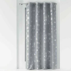 Rideau à œillets Bloomy 140x260 Cm 12 Rideau à œillets Bloomy 140x260 Cm -Doublures De Lit Soldes 2024 bloomy gris argent