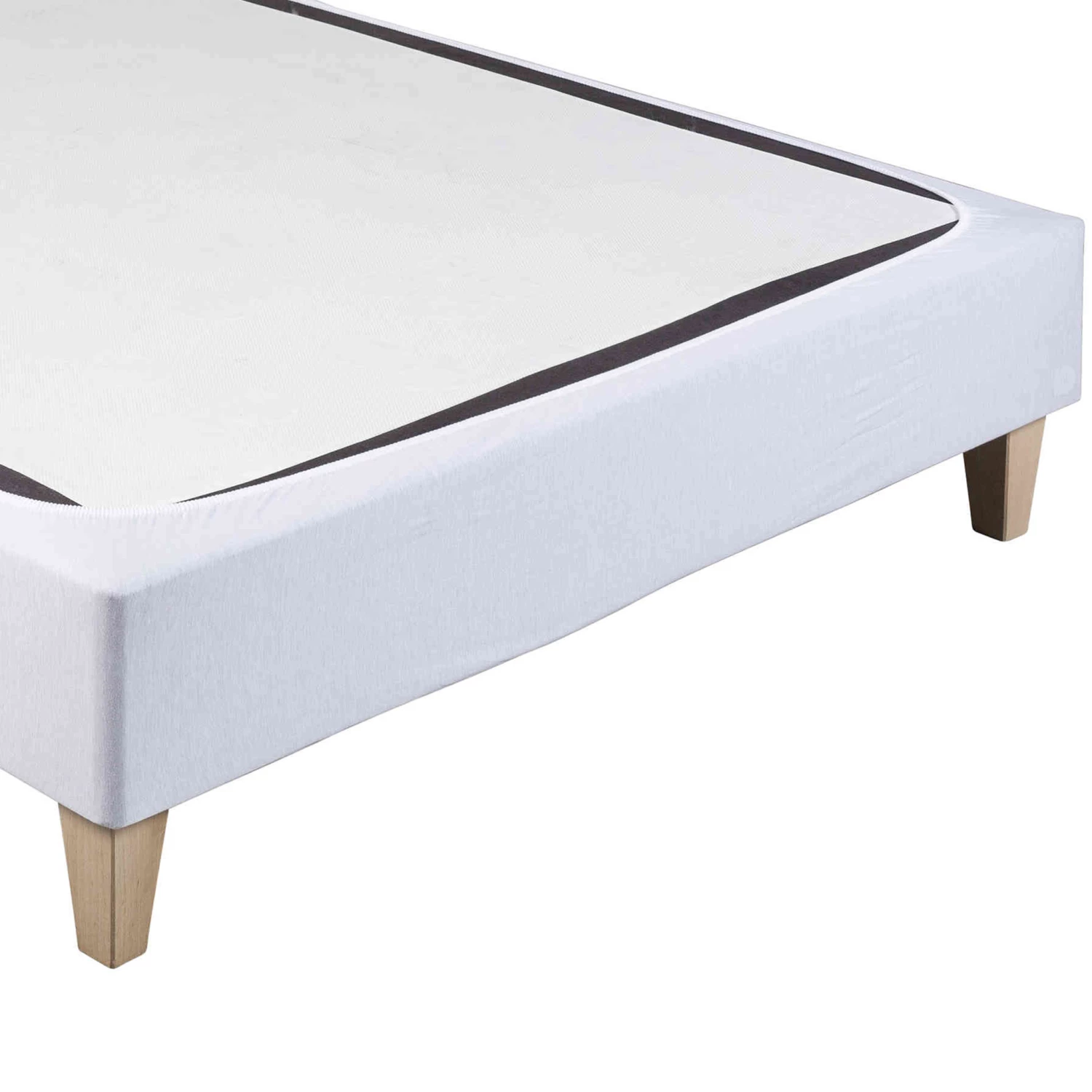 Cache-sommier Coton Jersey Blanc 4 Cache-sommier Coton Jersey Blanc – Image 2