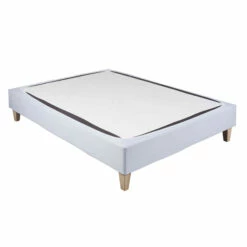 Cache-sommier Coton Jersey Gris