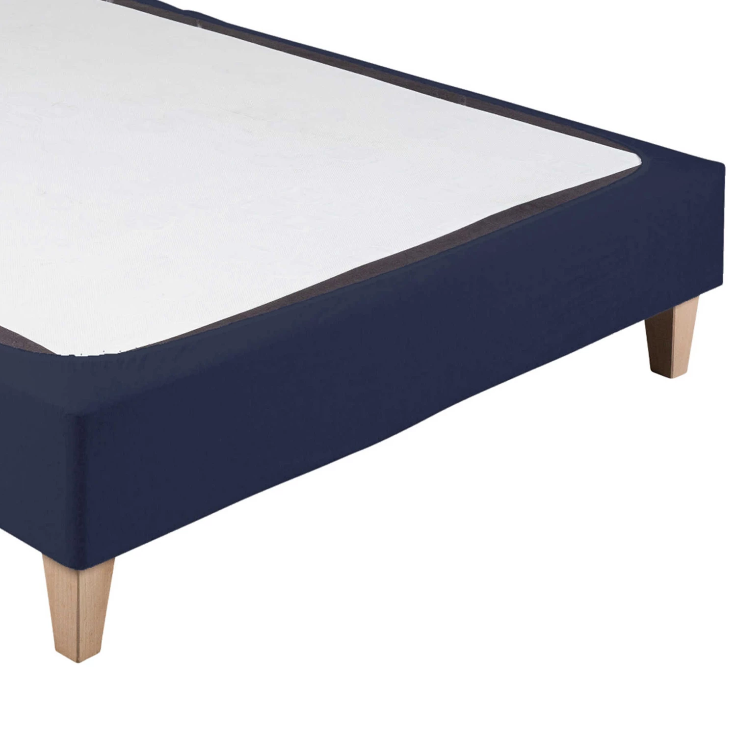 Cache-sommier Coton Jersey Bleu Marine 4 Cache-sommier Coton Jersey Bleu Marine – Image 2