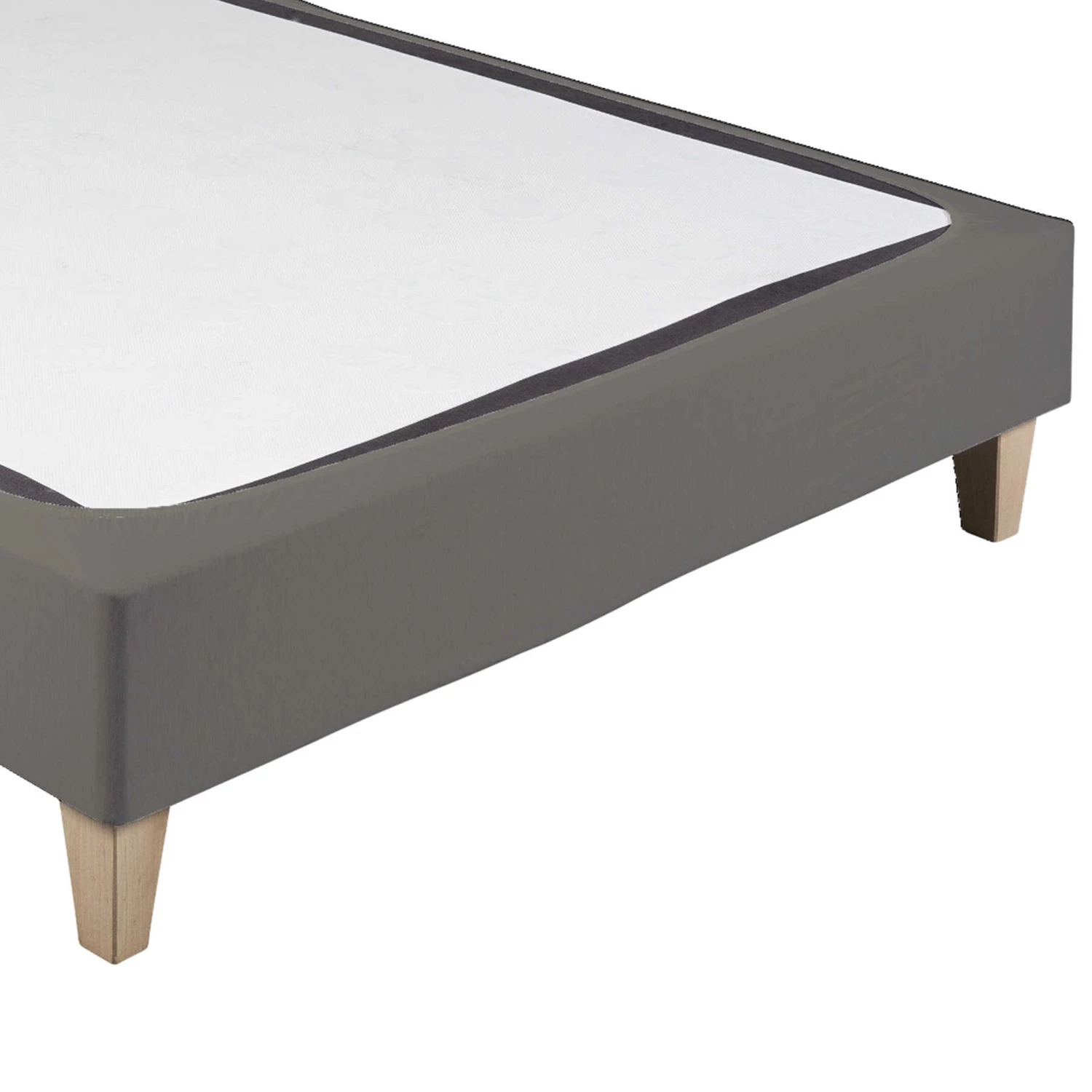 Cache-sommier Coton Jersey Taupe 4 Cache-sommier Coton Jersey Taupe – Image 2