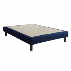 Cache-sommier Intégral 100% Coton Indigo
