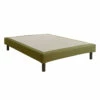 Cache-sommier Intégral 100% Coton Vert Mousse 2 Cache-sommier Intégral 100% Coton Vert Mousse -Doublures De Lit Soldes 2024 cache sommier mousse fond blanc 1