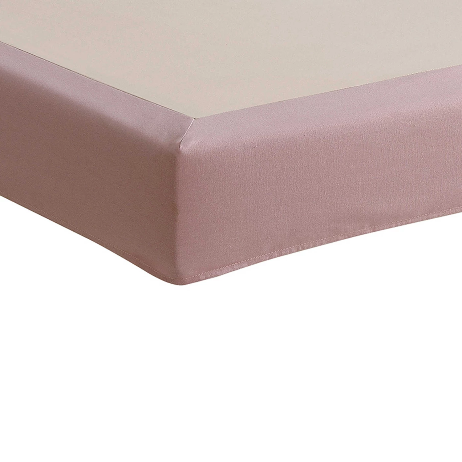 Cache-sommier Intégral 100% Coton Orchidée 4 Cache-sommier Intégral 100% Coton Orchidée – Image 2