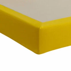 Cache-sommier Intégral 100% Coton Safran 8 Cache-sommier Intégral 100% Coton Safran -Doublures De Lit Soldes 2024 cache sommier safran fond blanc 2